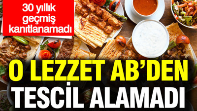 Denizli Tandır Kebabı AB'den tescil alamadı
