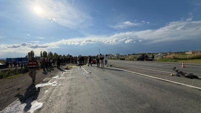 Iğdır’da feci kaza: Motosiklet sürücüsü hayatını kaybetti