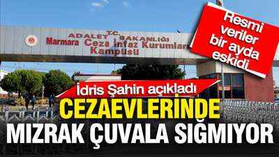 Resmi veriler bir ayda eskidi: Cezaevlerinde mızrak çuvala sığmıyor