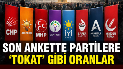 Son ankette CHP ve AK Parti'ye tokat gibi oranlar, seçimin kaderi %20'nin elinde, fark %0,3