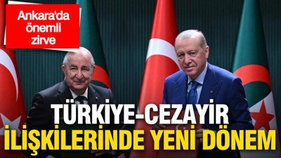 Türkiye ve Cezayir’den çok sayıda alanda ortak adım
