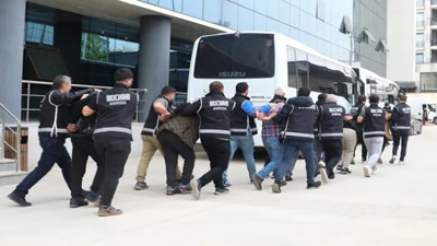 Bursa'da tefecilik ve yağma operasyonunda 11 kişi tutuklandı