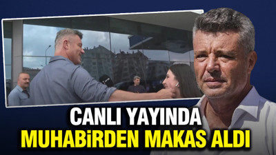 Sadettin Saran canlı yayında muhabirden makas aldı