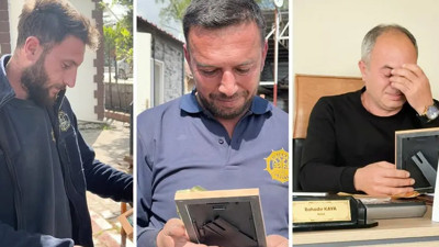 Annesi vefat eden personellere duygulandıran hediye
