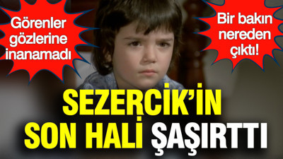 Sezercik'in son hali şaşırttı: Görenler gözlerine inanamadı: Yeşilçam’ın çocuk yıldızı Sezer İnanoğlu’nun son hali...