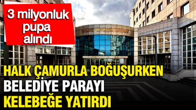 Halk çamurla boğuşurken Gaziantep Belediyesi parayı kelebeğe yatırdı: 3 milyonluk pupa alındı