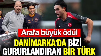 Danimarka'da bizi gururlandıran bir Türk: Aral Şimşir'e büyük ödül