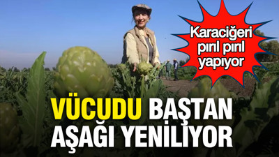 Vücudu baştan aşağı yeniliyor: Karaciğeri pırıl pırıl yapıyor