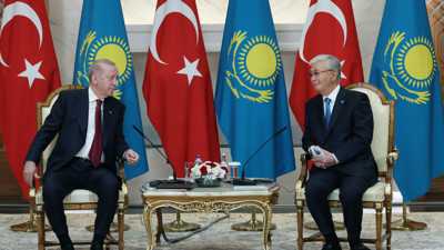 Cumhurbaşkanı Erdoğan Kazakistan'da: Önümüzdeki dönemi birlikte Türk Dünyası Yüzyılı yapacağız