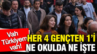 TÜİK açıkladı: Her 4 gençten 1’i işsiz