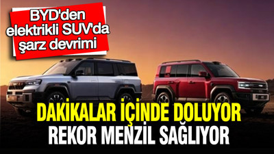 BYD’den elektrikli SUV’da şarj rekoru: Dakikalar içinde doluyor, rekor menzil sağlıyor