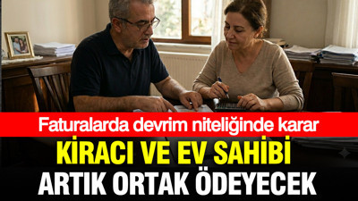 Faturalarda devrim niteliğinde karar: Kiracı ile ev sahibi ortak ödeyecek