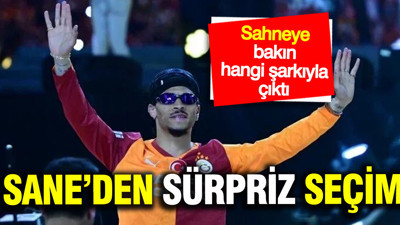 Leroy Sane sahneye Tarkan'ın şarkısıyla çıktı