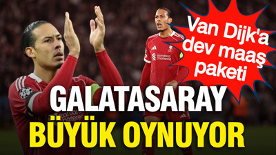 Galatasaray'dan transferde Şampiyonlar Ligi hamlesi: Van Dijk'a dev maaş paketi