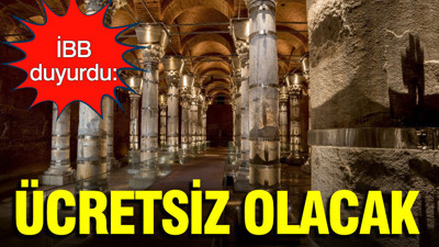 İBB duyurdu: Müzeler gününde Şerefiye Sarnıcı ücretsiz