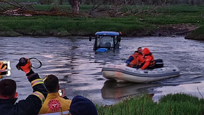 Macera az kalsın felaketle bitiyordu: Bolu'da derede sular bir anda yükseldi