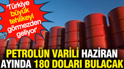 Türkiye büyük tehlikeyi görmezden geliyor: Petrolün varili haziran ayında 180 doları bulacak