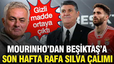 Mourinho Beşiktaş'ı yaktı: Rafa Silva beklentisi suya düştü