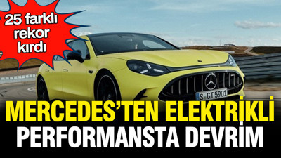 25 farklı rekor kırdı: Mercedes’ten elektrikli performansta devrim