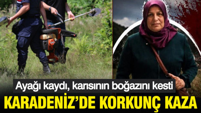 Karadeniz’de korkunç kaza: Ot biçme makinesiyle eşinin ölümüne neden oldu