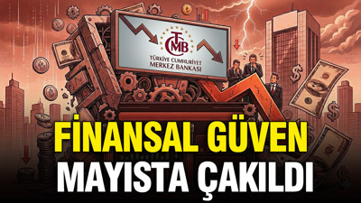 Merkez Bankası yayımladı: Finansal güven mayısta çakıldı