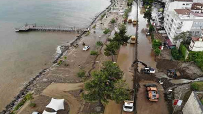 Ordu’da sel ve heyelan