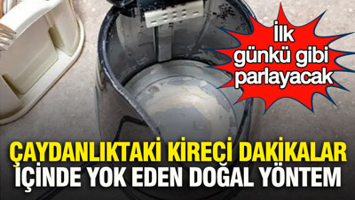 Çaydanlıktaki kireci dakikalar içinde yok eden doğal yöntem: İlk günkü gibi parlayacak