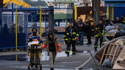 New York'ta tersane patladı: 1 ölü, 36 yaralı