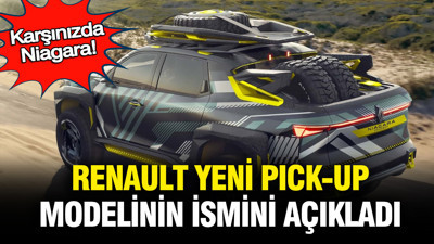Renault yeni Pick-Up modelinin ismini açıkladı: Karşınızda "Niagara"
