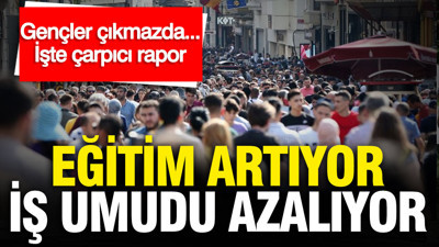 Eğitim artıyor, iş umudu azalıyor: İşte çarpıcı rapor