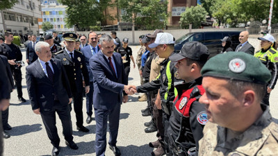 İçişleri Bakanı Mustafa Çiftçi, Konya'da emniyet ve jandarma personeliyle bayramlaştı