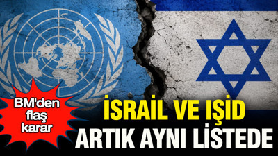 BM’den flaş karar: İsrail ve IŞİD artık aynı listede