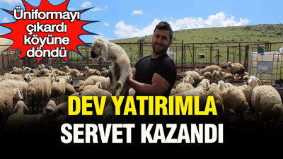 Eski uzman çavuş 100 hayvanla besiciliğe başladı; 2 yılda bin 300 hayvan üretti