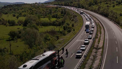 Kemikli Rampaları’nda bayram dönüşü yoğunluğu sürüyor