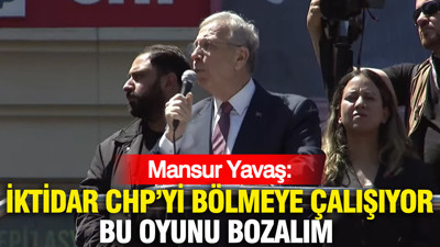 Mansur Yavaş Güvenpark'tan seslendi: Bu oyunu bozalım