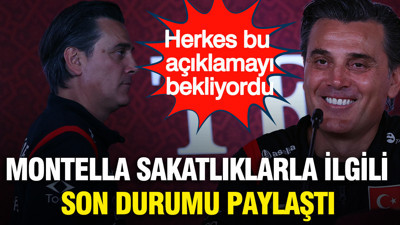 Montalla sakatlıklarla ilgili son durumu paylaştı: Kerem, Arda, Kenan...