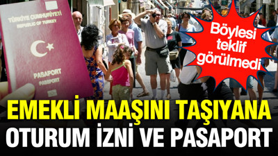 Emekli maaşını taşıyana oturum ve pasaport veriyorlar: Promosyonları gölgede bırakan teklif