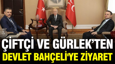 Akın Gürlek ve Mustafa Çiftçi'den Devlet Bahçeli'ye ziyaret