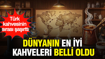 Dünyanın en iyi kahveleri belli oldu: Türk kahvesinin sırası şaşırttı