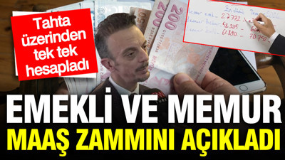 SGK uzmanı Emin Yılmaz dört gün kala hesapladı: Emekli ve memur maaşını açıkladı