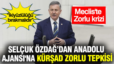 Selçuk Özdağ’dan Anadolu Ajansı'na Kürşad Zorlu tepkisi: “İkiyüzlülüğü bırakmalıdır”