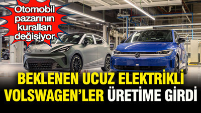 Otomobil pazarının kuralları değişiyor: Beklenen ucuz elektrikli Volkswagen’ler üretime girdi