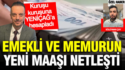 SGK uzmanı Emin Yılmaz emekli ve memurun yeni temmuz maaşını açıkladı