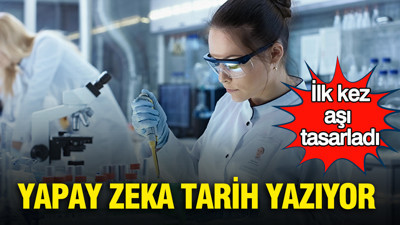 Yapay zeka tarih yazıyor: İlk kez aşı tasarladı