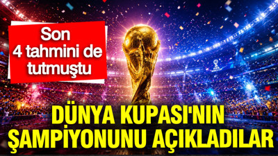 Dünya Kupası'nın şampiyonunu açıkladılar: Son 4 tahmini de tutmuştu, 2026 tahmini geldi