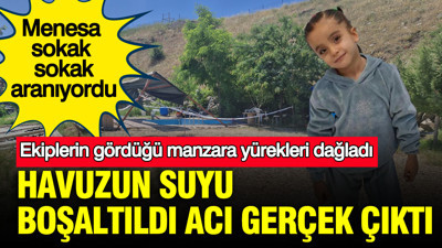 Diyarbakır'da 5 yaşındaki Menesa’nın sır ölümü: Havuzun suyu tahliye edilince ekipler şok oldular