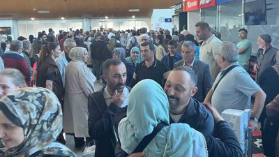 İlk hacı kafilesi Erzincan'a geldi