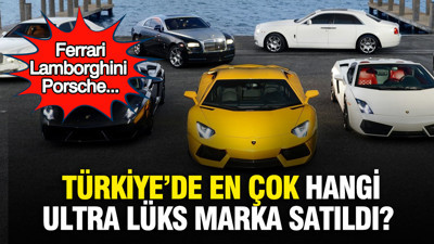 Türkiye’de en çok hangi ultra lüks marka satıldı? Ferrari, Lamborghini, Porsche...