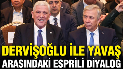 Dervişoğlu ile Yavaş arasındaki esprili diyalog