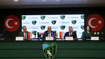 Kocaelispor Medar ile sponsorluk anlaşması imzalandı